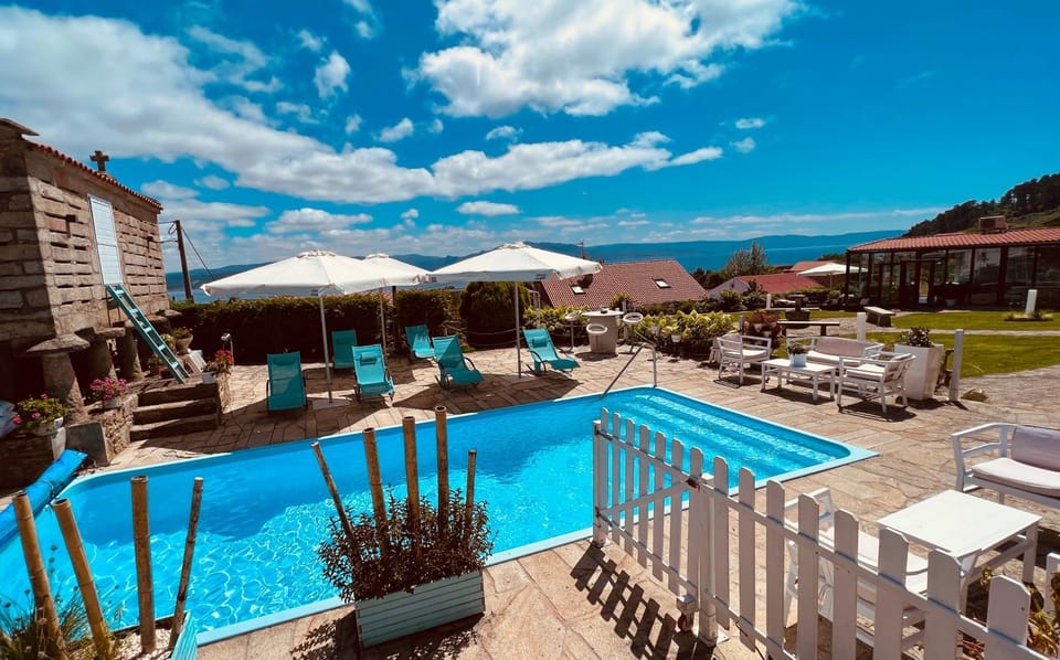 Garden, Garden view, Swimming pool, sunbed