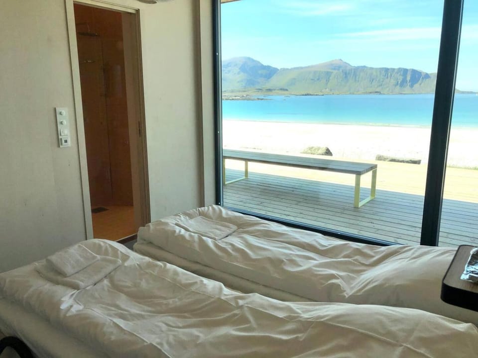 Bed, View (from property/room), Bedroom, Mountain view, Sea view