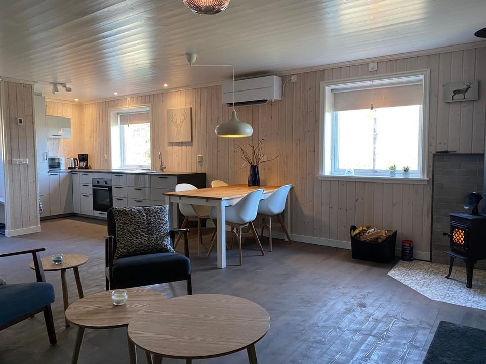 Living room, kitchen