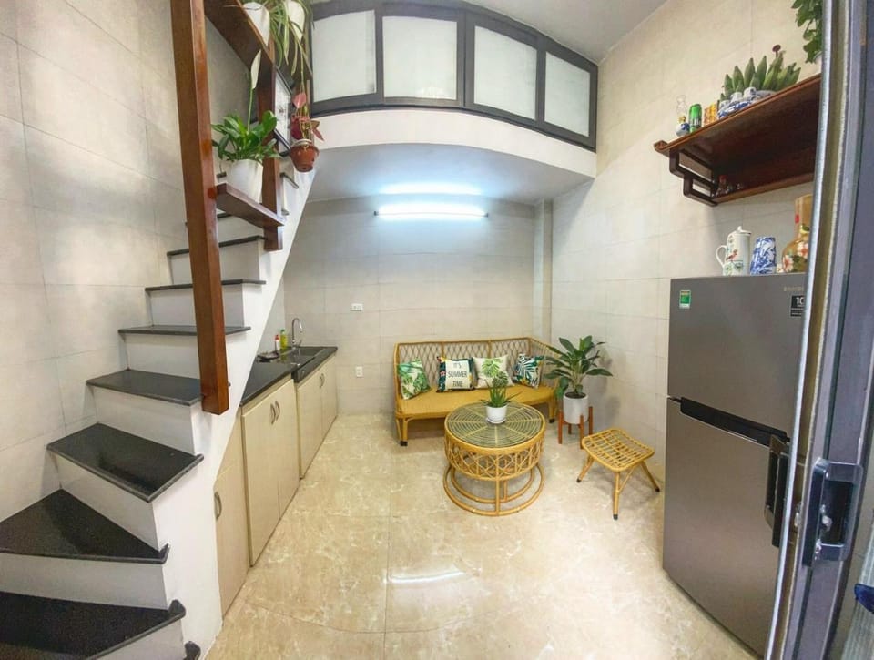 Living room, Communal kitchen