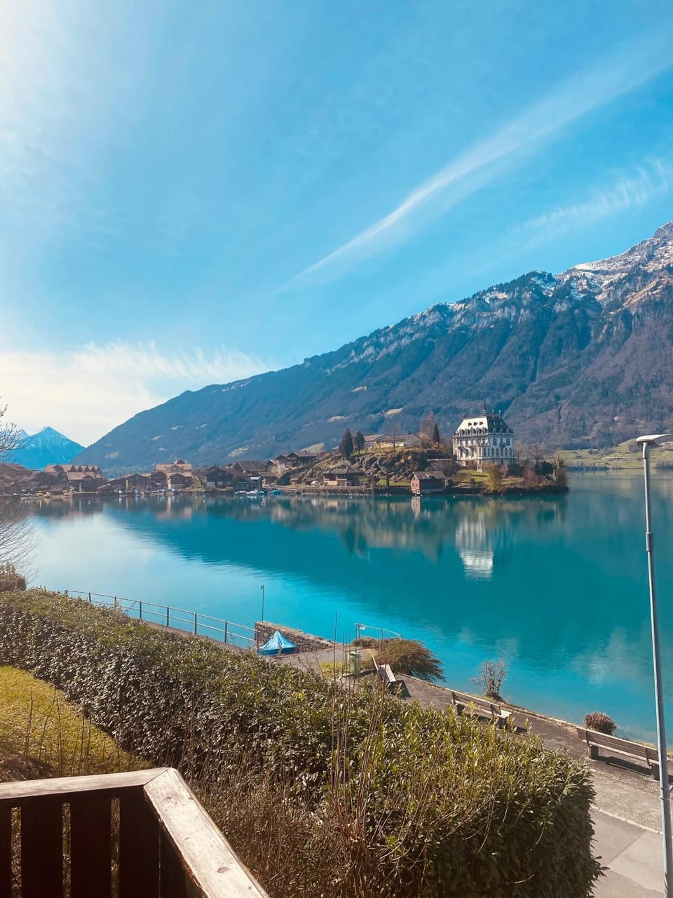 Nearby landmark, Spring, Day, Natural landscape, Lake view, Mountain view, Street view, Street view