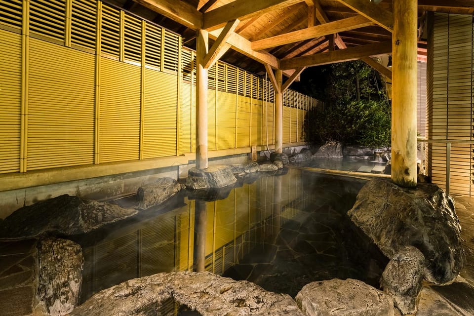 Hot Spring Bath, Open Air Bath, Public Bath