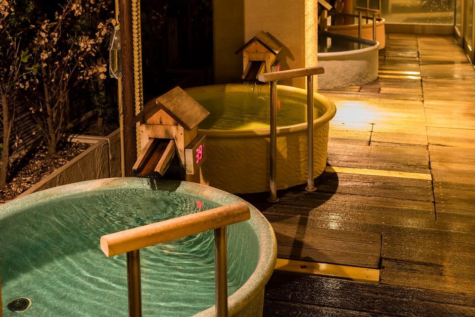 Hot Spring Bath, Open Air Bath, Public Bath