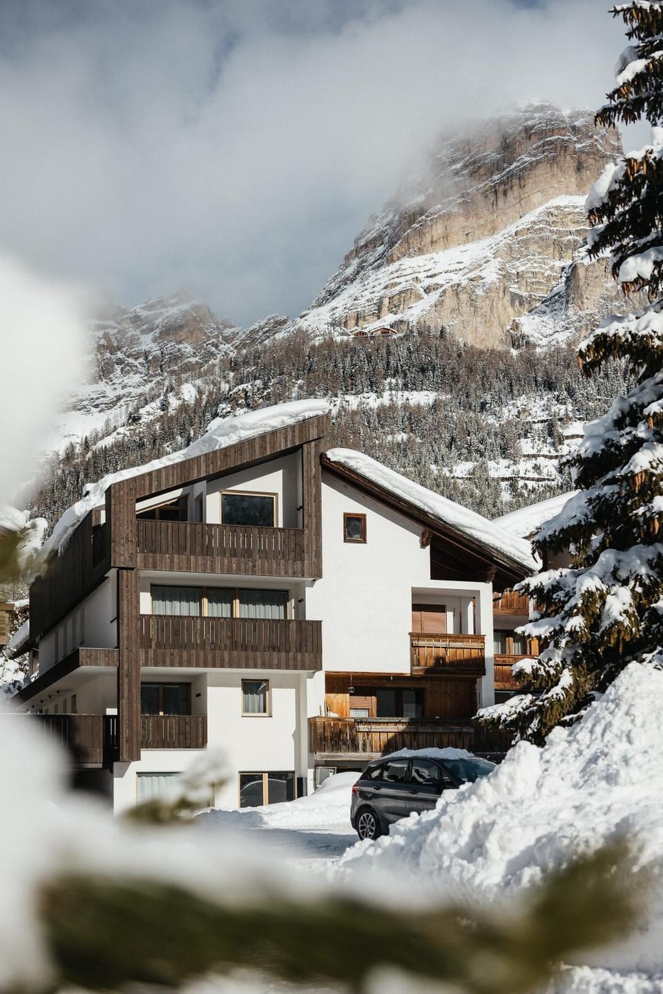 Property building, Winter
