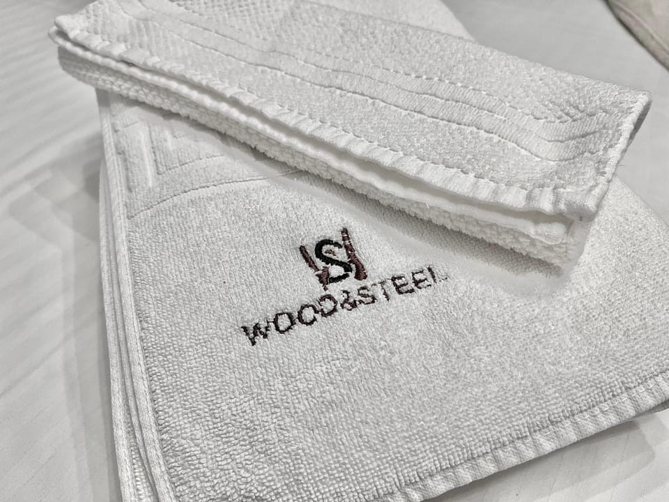 Property logo or sign, towels