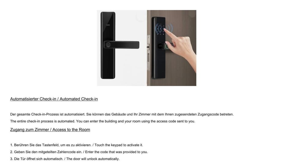 Property building, Text overlay