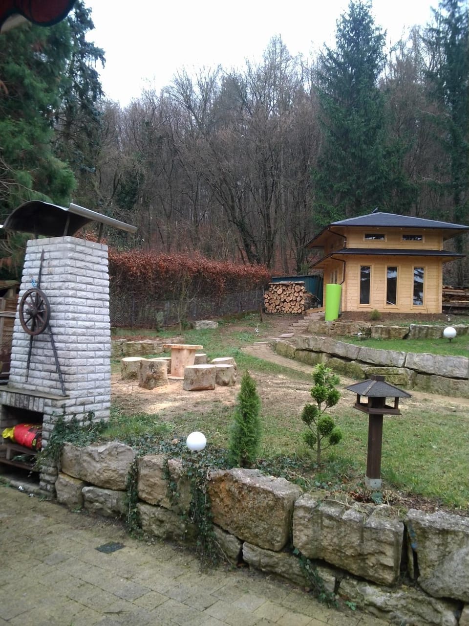 Garden, Area and facilities