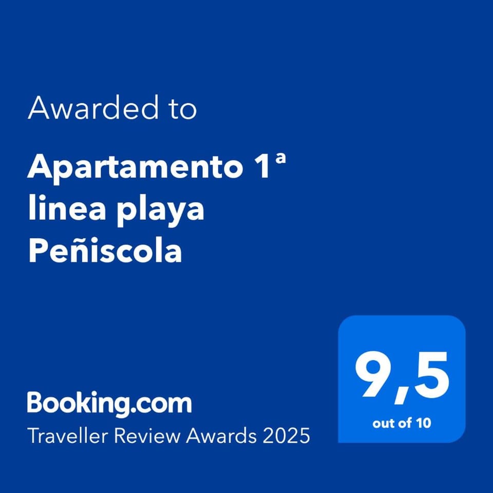 Apartamento 1ª linea playa Peñiscola Apartment in Peniscola