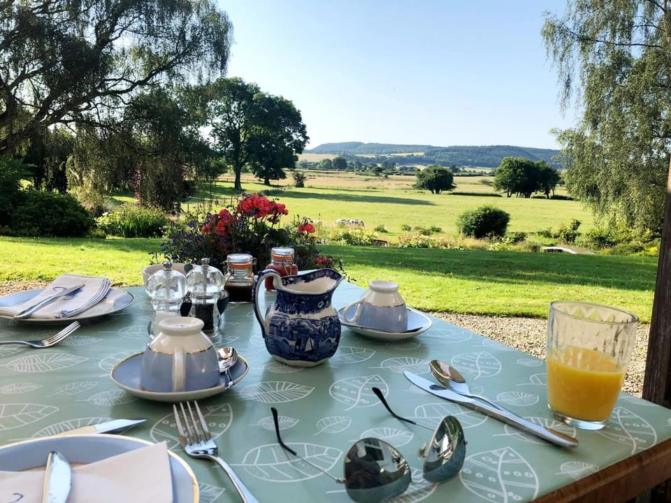 Balcony/Terrace, Garden view, Breakfast
