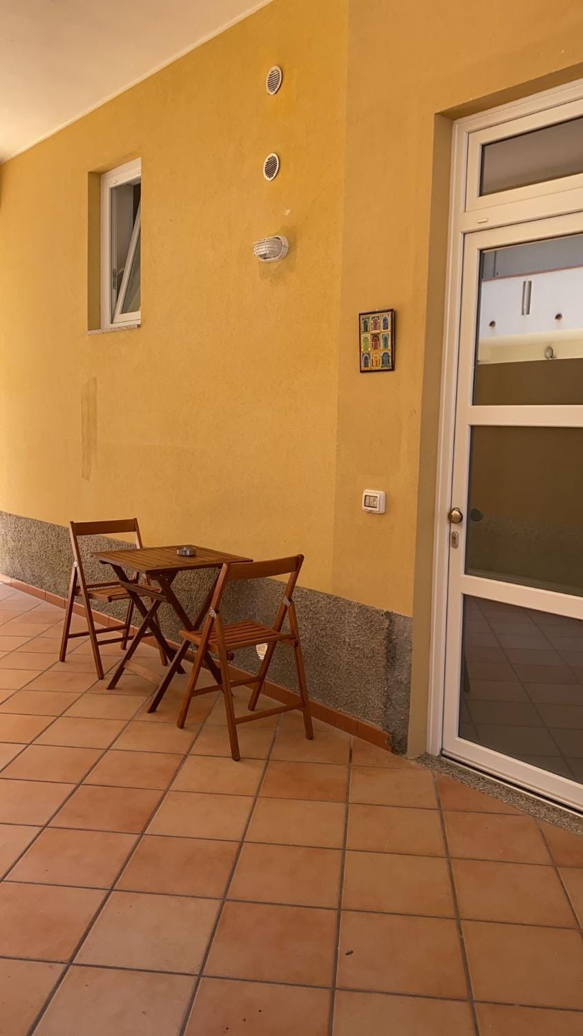 Property building, Patio