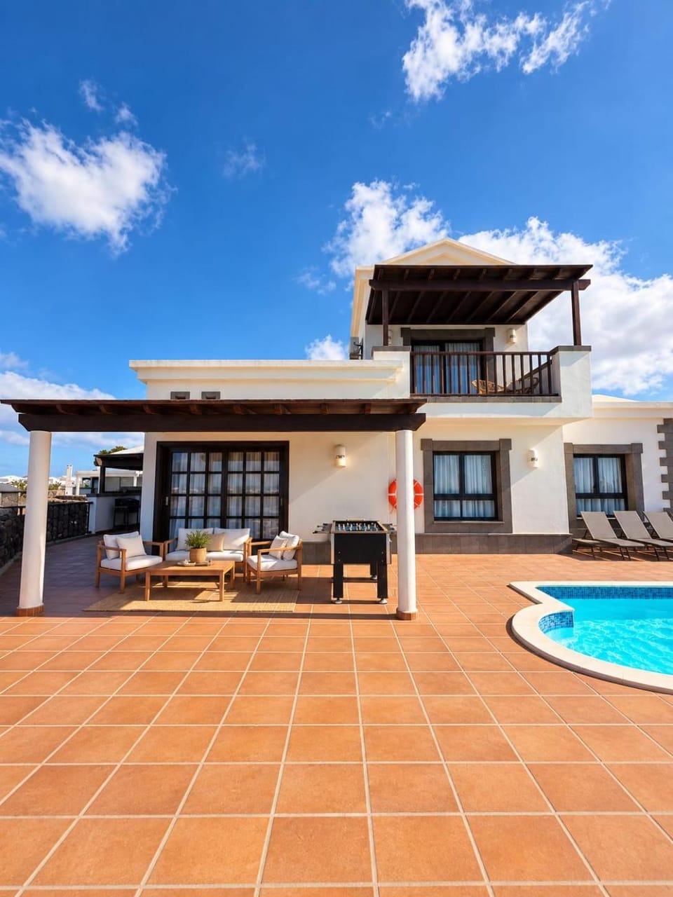 View (from property/room), Balcony/Terrace, Pool view