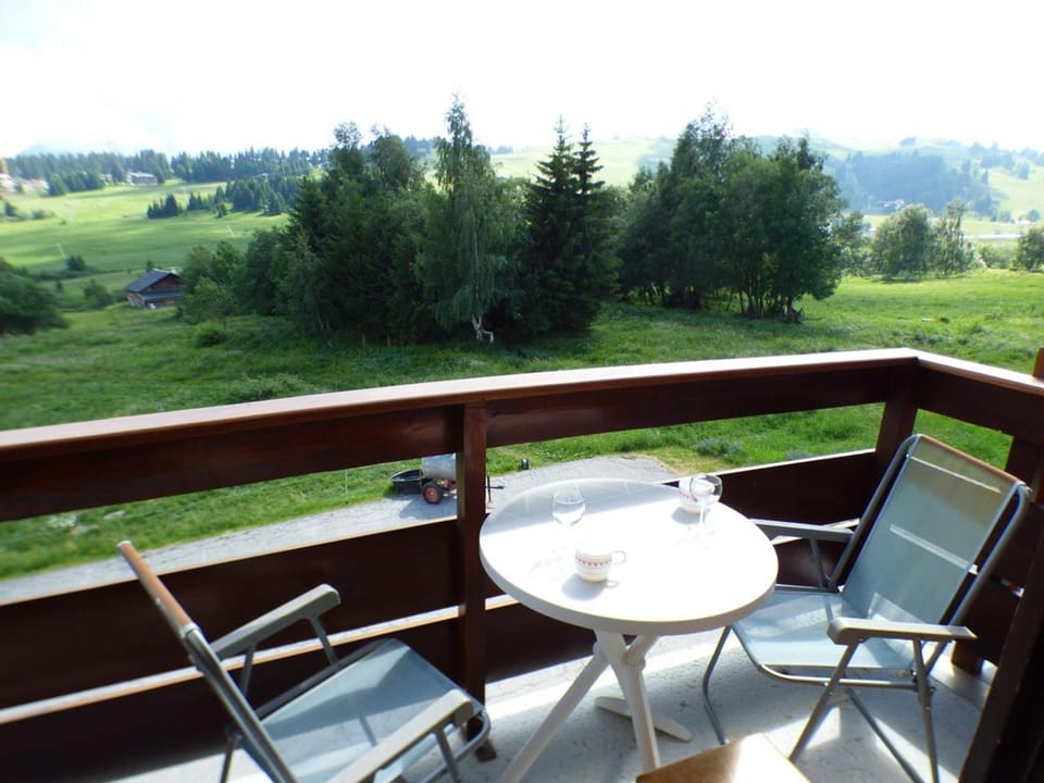 Studio cabine 4 pers aux Saisies, proche commerces - FR-1-594-215 Cabin in Villard-sur-Doron