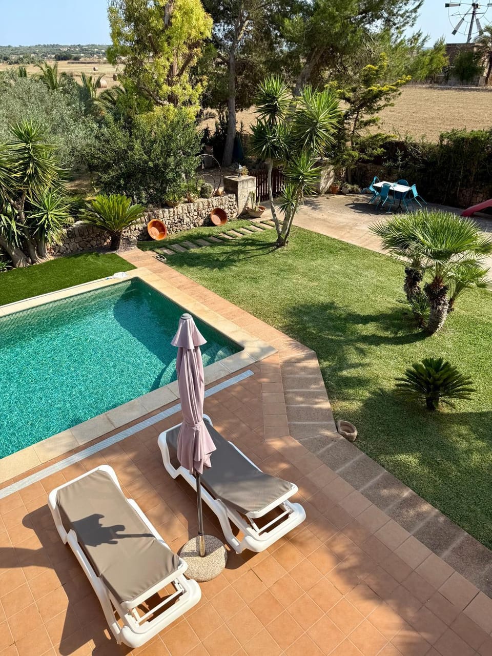 Casa rural, finca rústica con piscina Cas Padrins de Campos, Mallorca Villa in Migjorn
