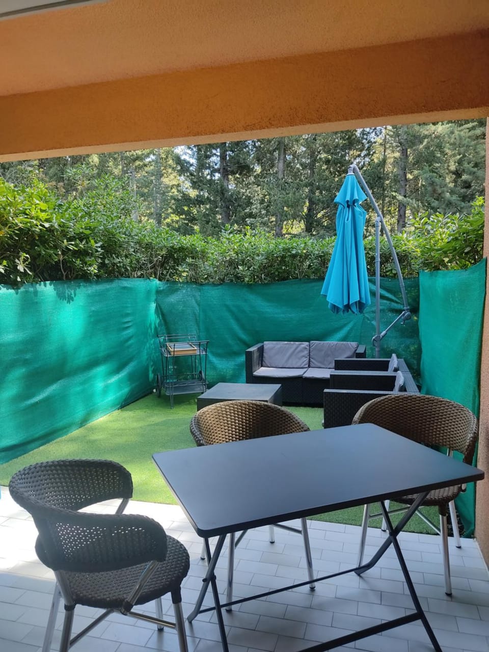 Patio, Garden, sunbed