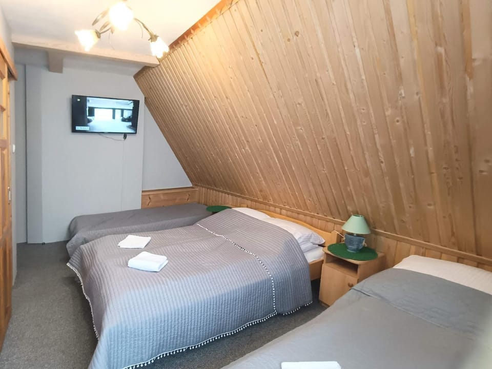 Bed, TV and multimedia, Photo of the whole room, towels