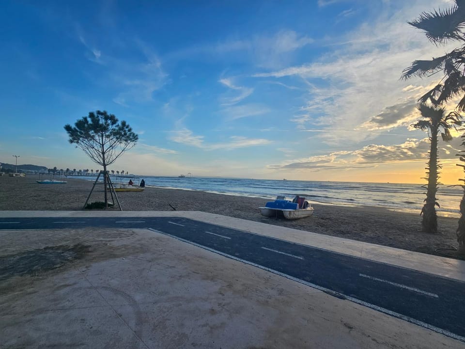 Day, Natural landscape, Beach, Sea view, Sunrise, Sunset