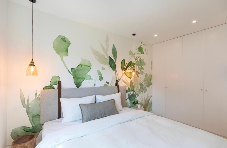 Bed, Photo of the whole room, Bedroom, wardrobe