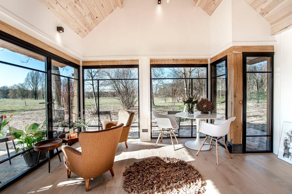 Seating area, Dining area, Garden view