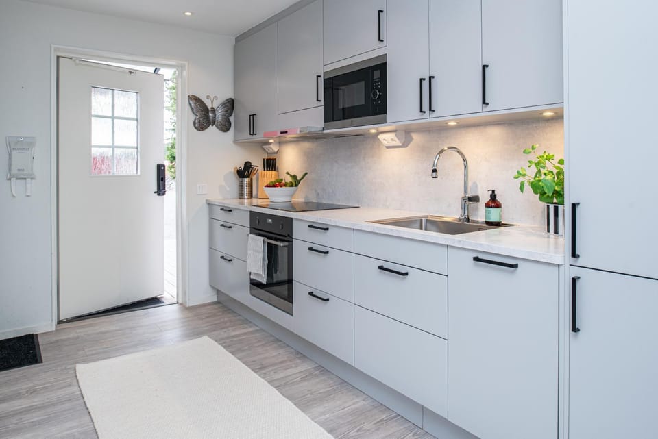 Modernt och mysigt boende i Järvsö med stor uteplats och lugnt läge Apartment in Sweden