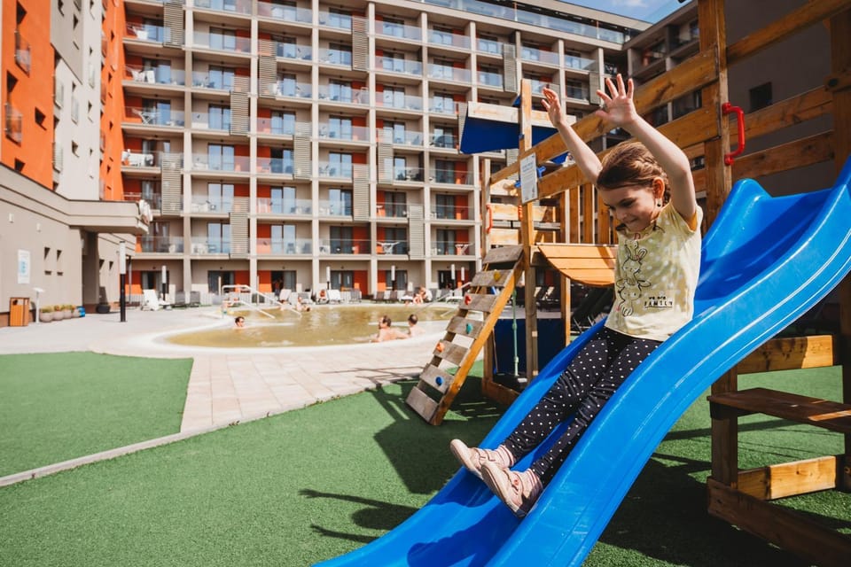 Property building, Children play ground, Swimming pool
