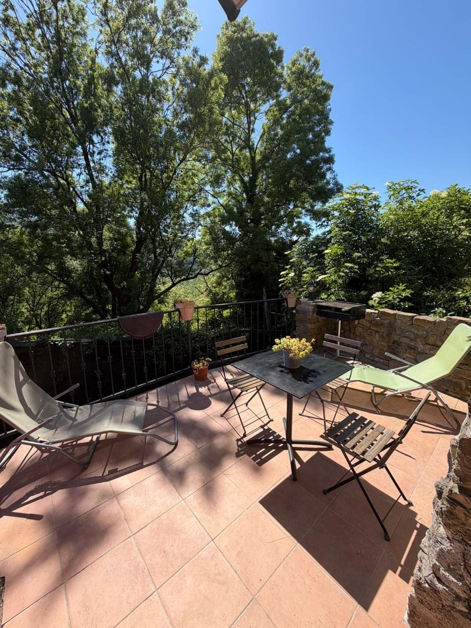 Patio, Spring, Day, Summer, Garden, View (from property/room), Balcony/Terrace, Garden view, sunbed