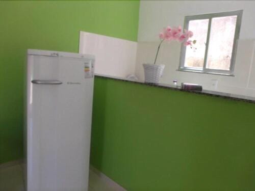 Kitchen or kitchenette, oven