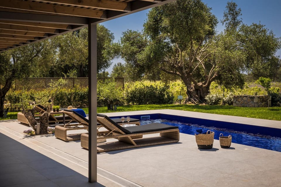 Patio, Swimming pool, sunbed