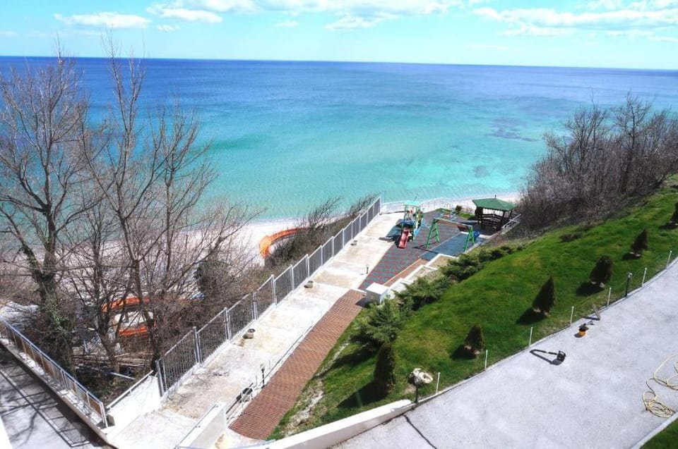 Children play ground, Beach, Sea view