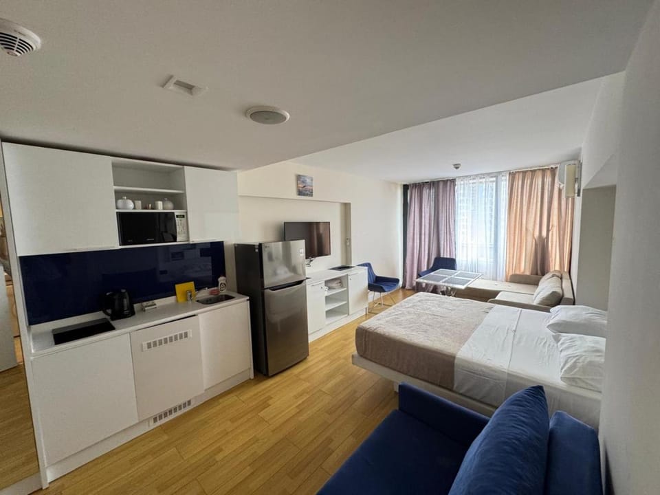 TV and multimedia, Kitchen or kitchenette, Living room, Photo of the whole room, Seating area, minibar, pet friendly