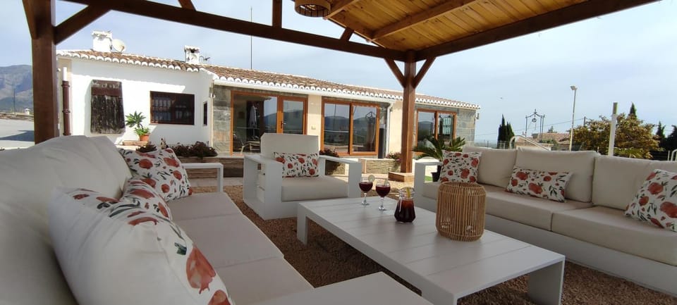 Patio, Living room, Seating area