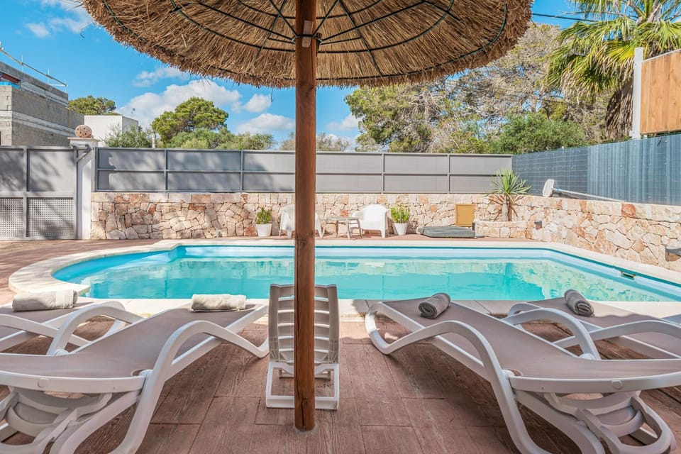 Property building, Living room, Swimming pool