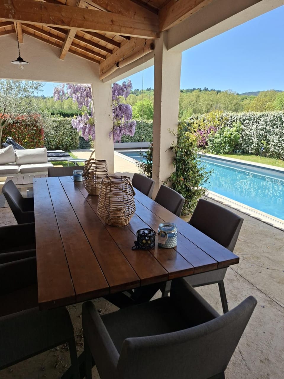 Onze Villa in Provence, Mont Ventoux, New Luxury Villa, Private Pool, Stunning views, Outdoor Kitchen, Big Green Egg House in Malaucène