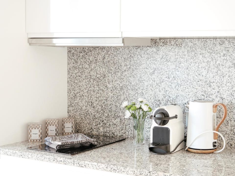 Kitchen or kitchenette, toaster