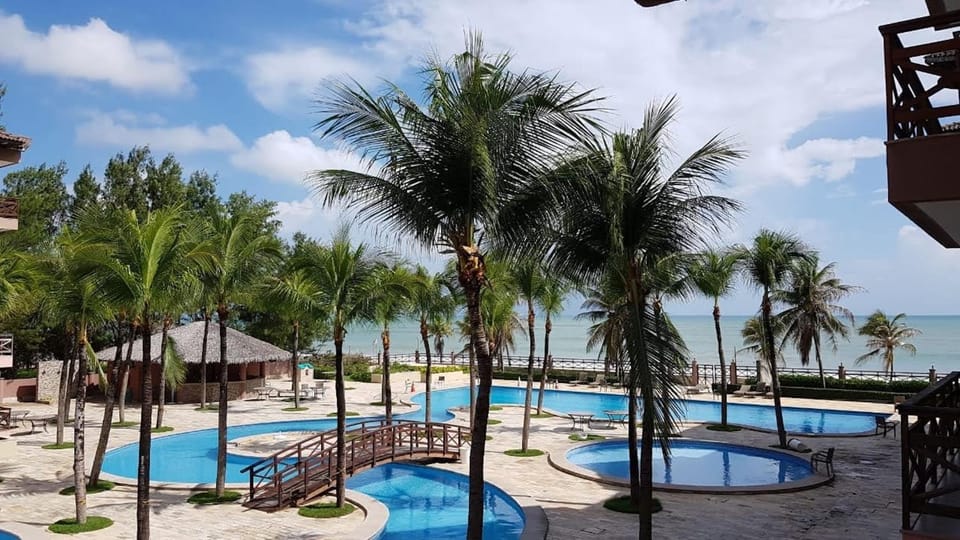 [Kariri 215] 46m², pé na areia, varanda vista mar! Apartment in State of Ceará