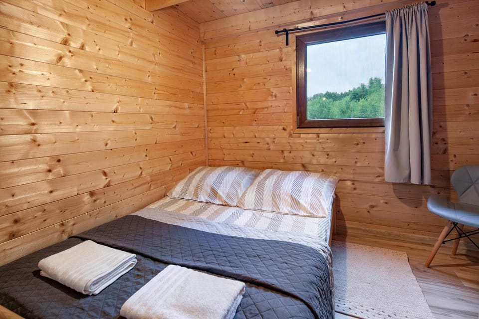 ZACISZE ,,Jastrząb'' domek na Kaszubach z balią z jacuzzi w cenie na wyłączność House in Pomeranian Voivodeship