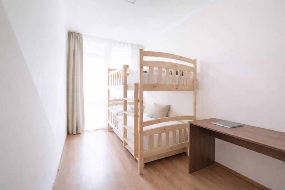 Bed, Photo of the whole room, Bedroom, bunk bed