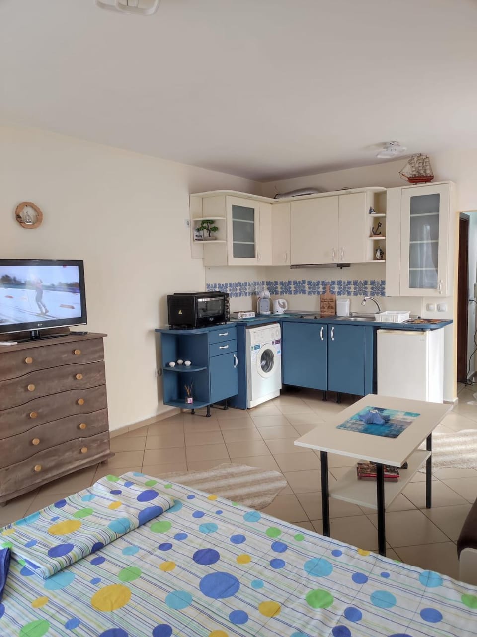 Апартамент - студио в кв Сарафово с морски изглед Apartment in Burgas