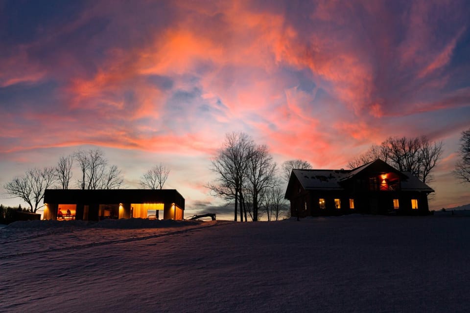 Property building, Sunset