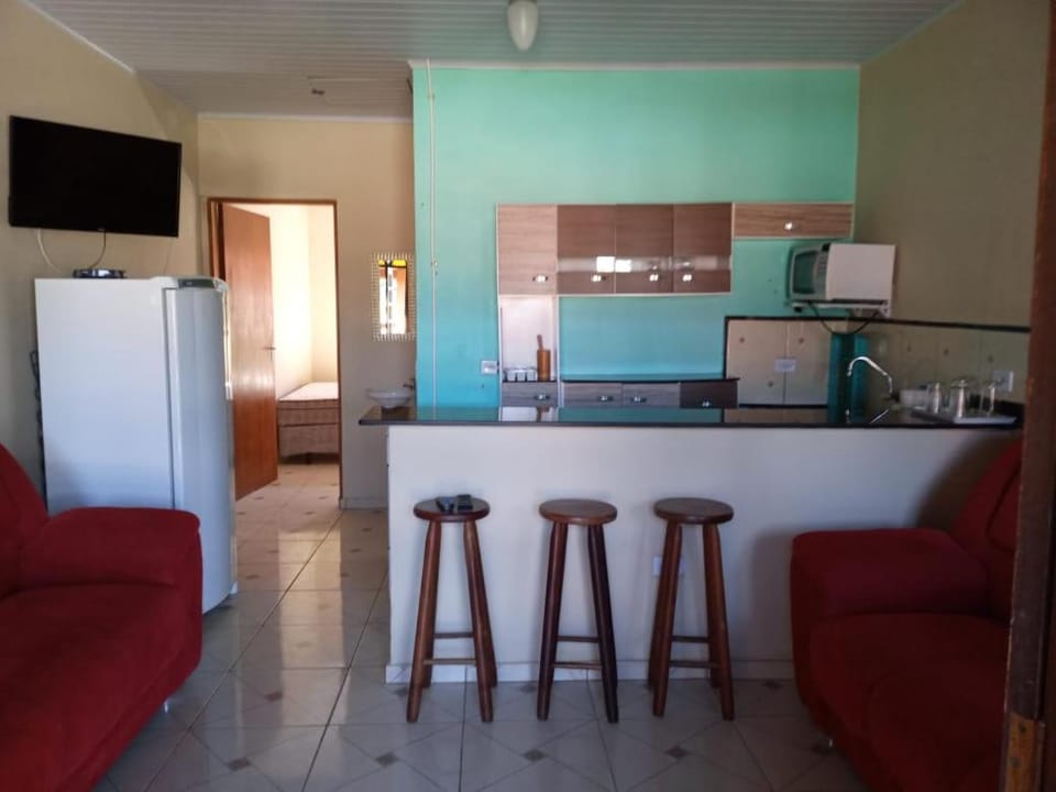 Living room, Communal kitchen