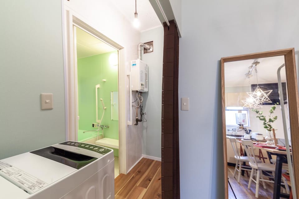 Bathroom, washing machine