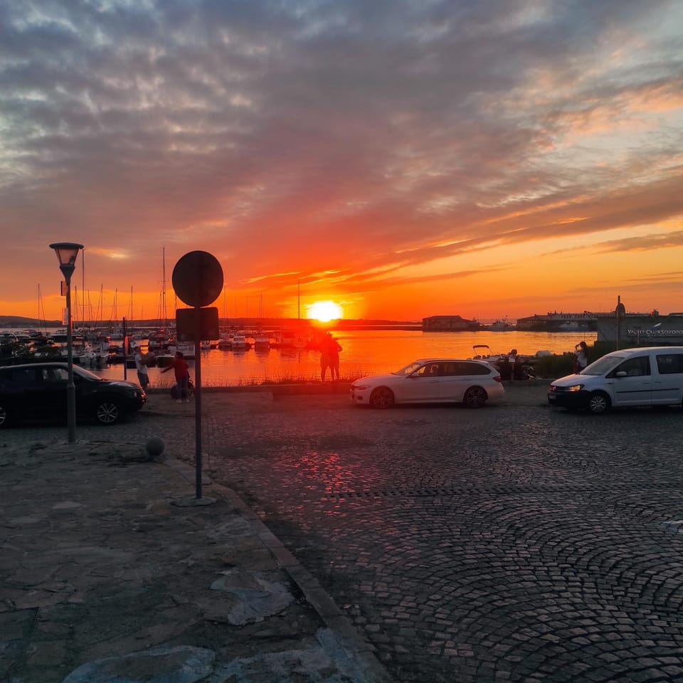 Sea view, Sunset