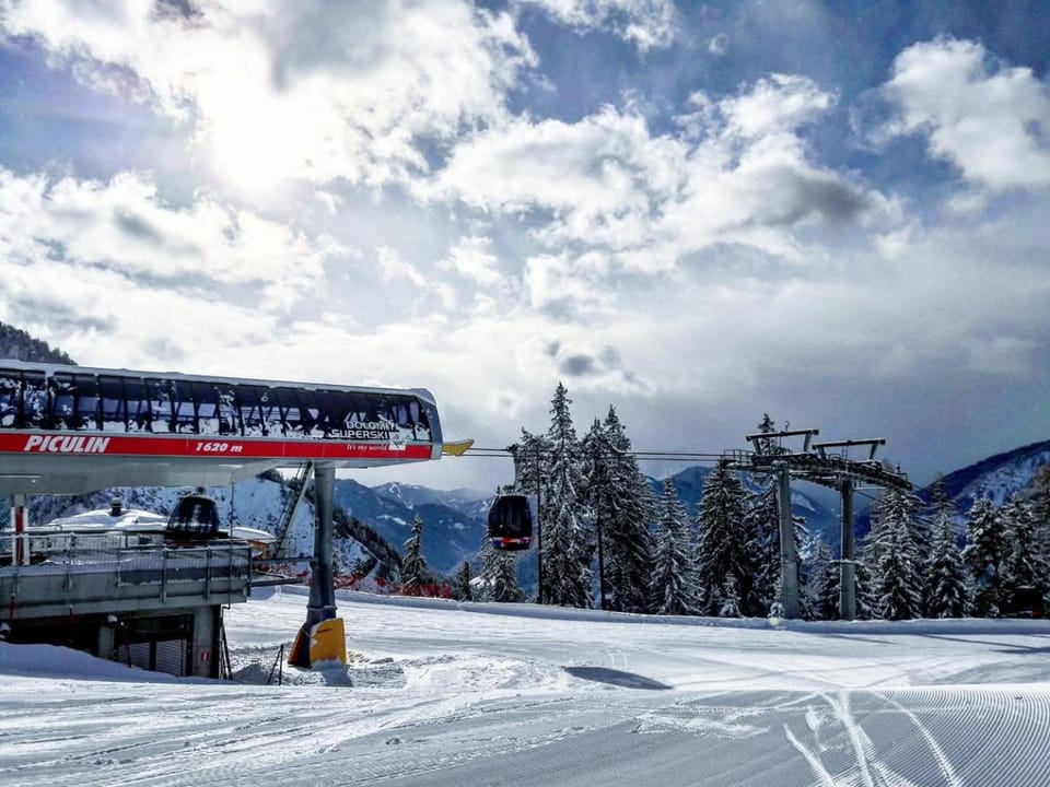 Winter, Skiing, Skiing