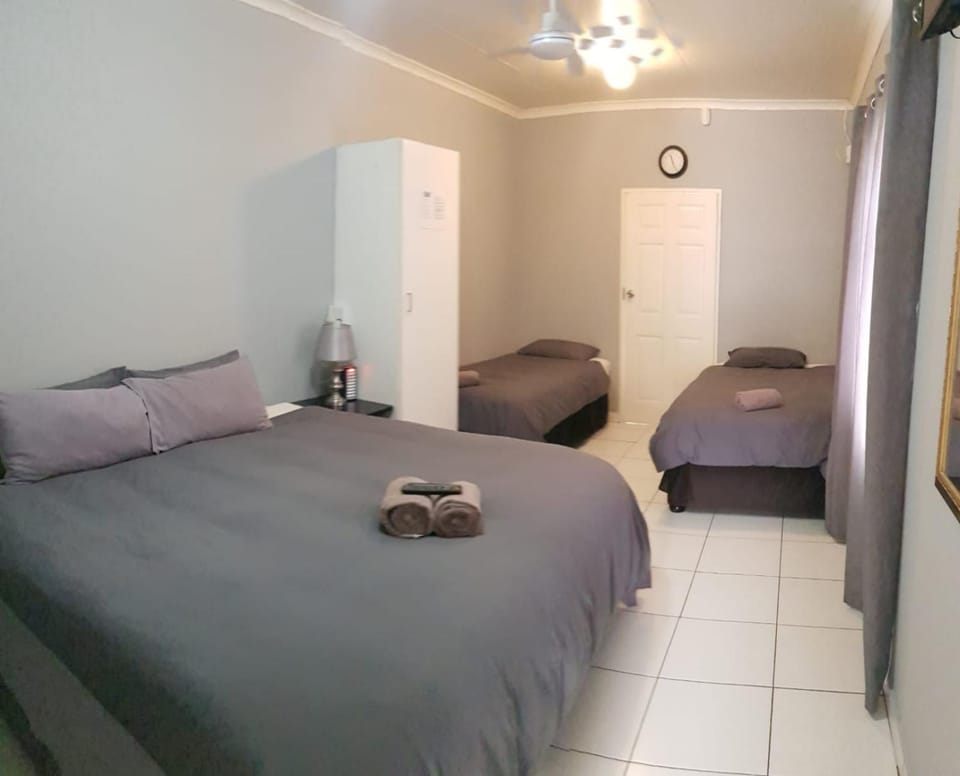 Bed, Photo of the whole room, Bedroom, towels, wardrobe