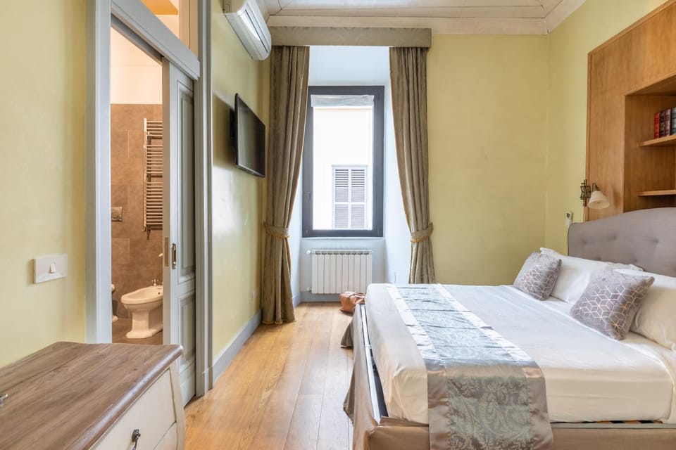 Bed, Bathroom, Bedroom