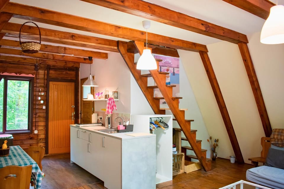 Kitchen or kitchenette, Living room