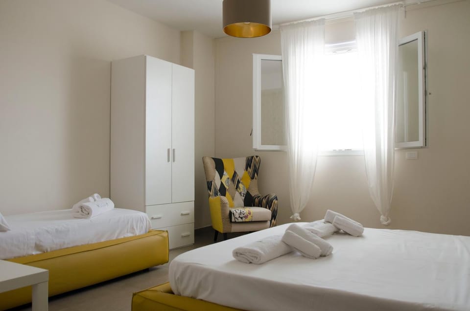Bed, Photo of the whole room, Bedroom, towels, wardrobe