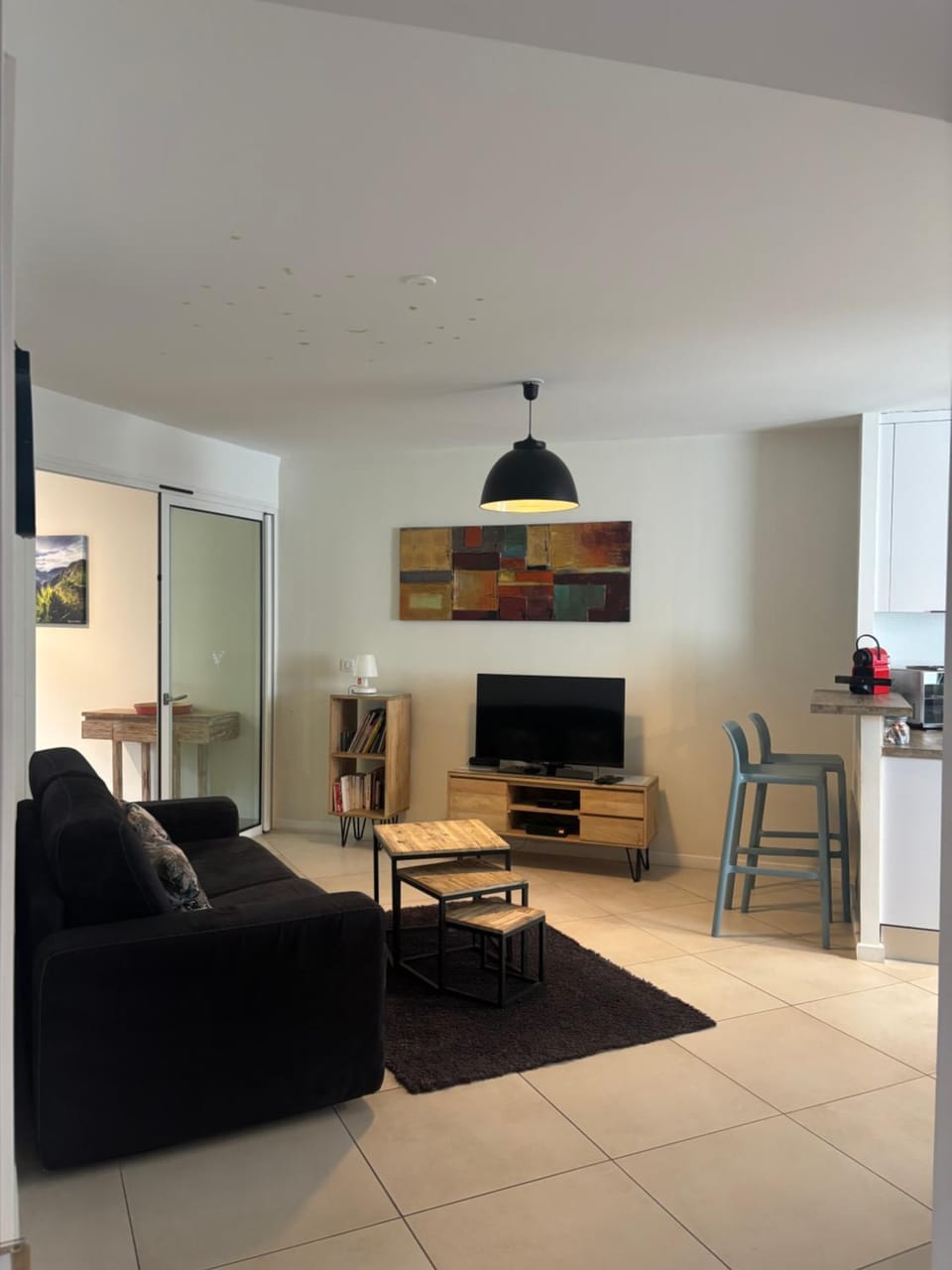 à deux pas du lagon bel appartement quartier très vivant à l'hermitage Apartment in Saint-Paul