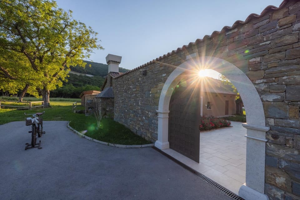 Facade/entrance, Garden, Sunset