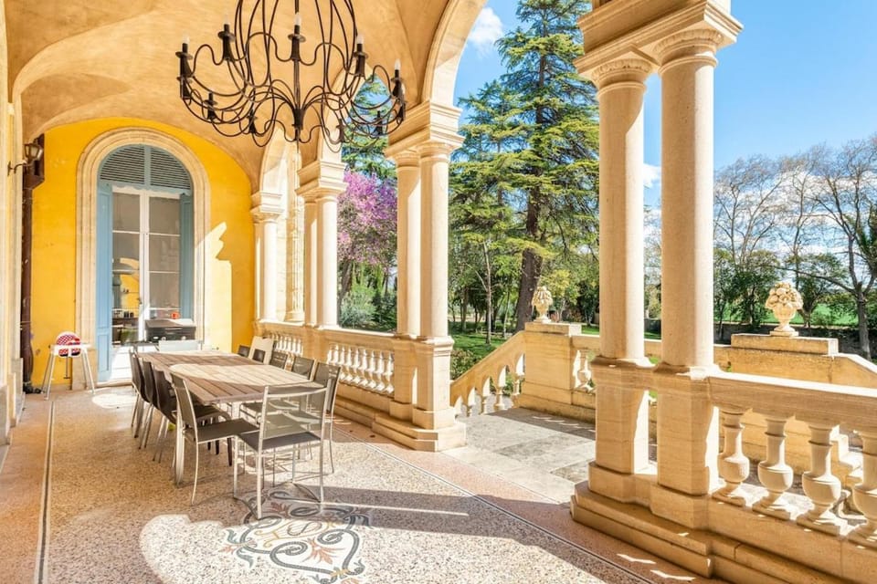 Property building, Patio, Day, Garden, View (from property/room), Balcony/Terrace, Garden view