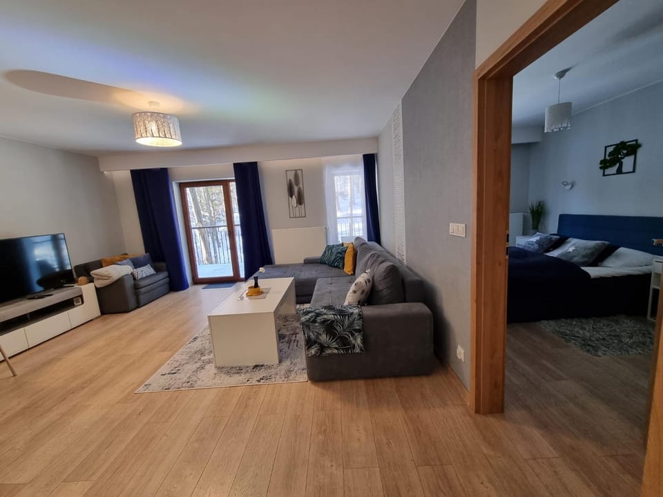 Communal lounge/ TV room, Bed, TV and multimedia, Living room, Photo of the whole room, Seating area, Evening entertainment, Bedroom